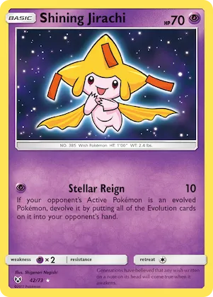 Shining Jirachi #42 – Shining Legends