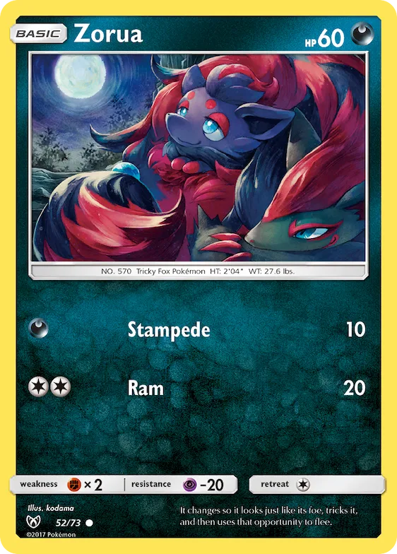 Zorua 52 – Légendes Brillantes