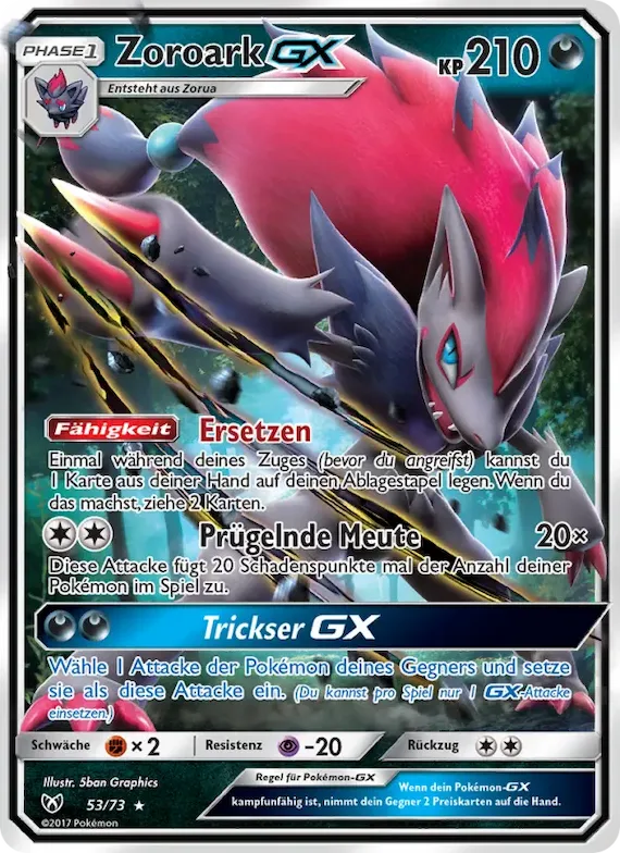 Zoroark GX 53 – Schimmernde Legenden
