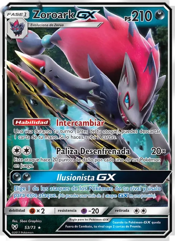 Zoroark GX 53 – Leyendas Luminosas