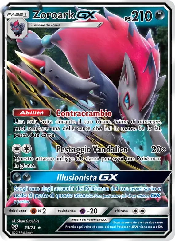 Zoroark GX 53 – Leggende Iridescenti