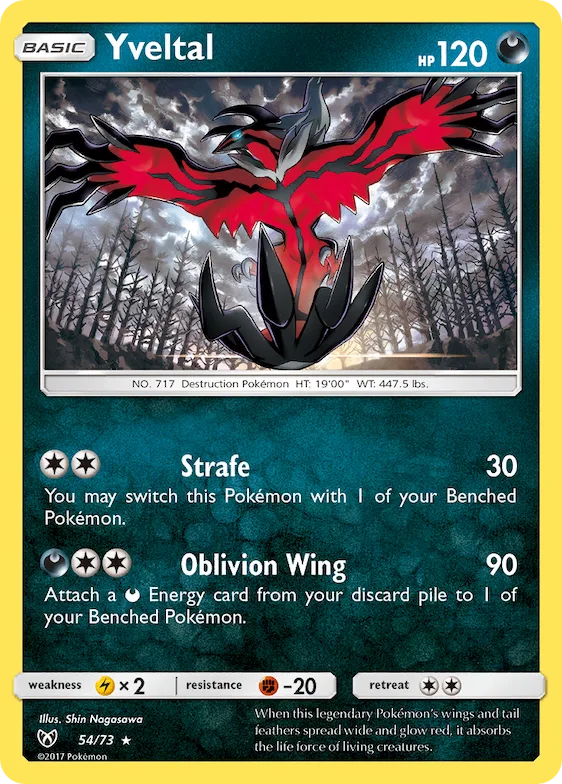 Yveltal #54 – Shining Legends
