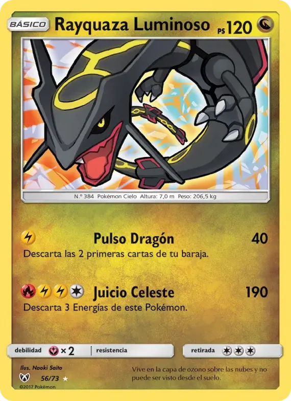 Rayquaza Luminoso 56 – Leyendas Luminosas