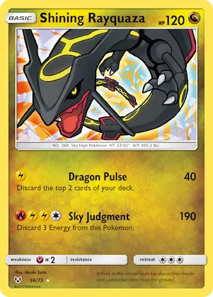 Shining Rayquaza #56 – Shining Legends