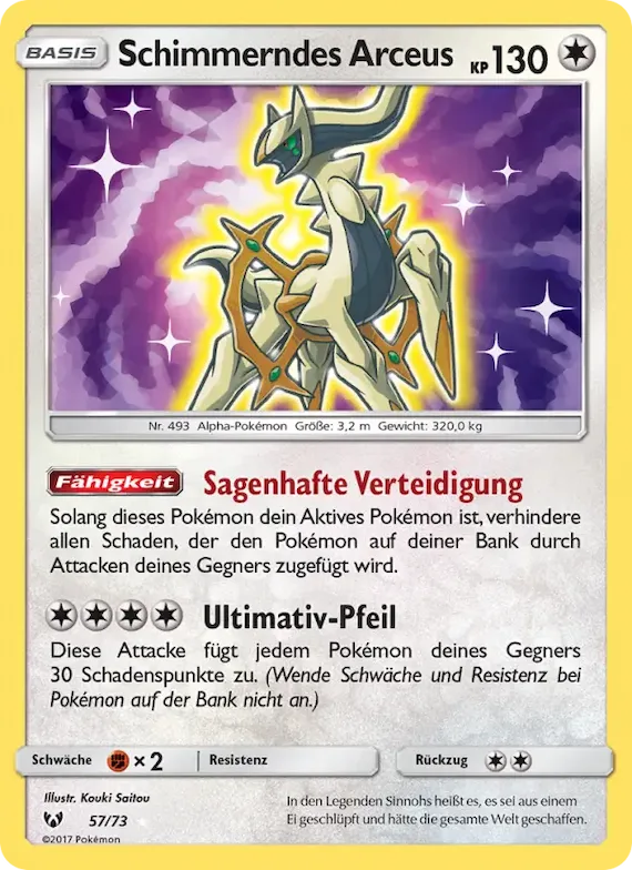 Schimmerndes Arceus 57 – Schimmernde Legenden