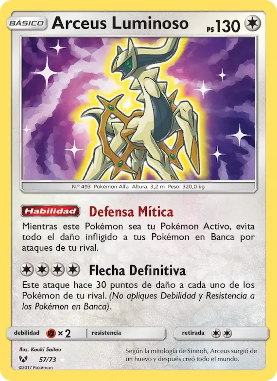 Arceus Luminoso 57 – Leyendas Luminosas