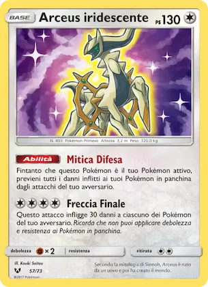 Arceus iridescente 57 – Leggende Iridescenti
