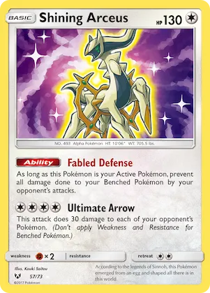Shining Arceus #57 – Shining Legends