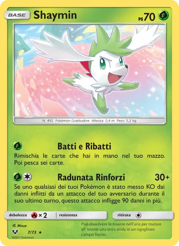 Shaymin 7 – Leggende Iridescenti