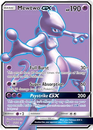 Mewtwo-GX #72 – Shining Legends