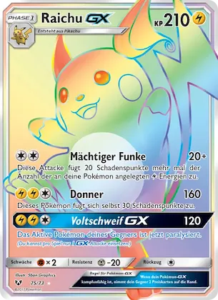 Raichu GX 75 – Schimmernde Legenden