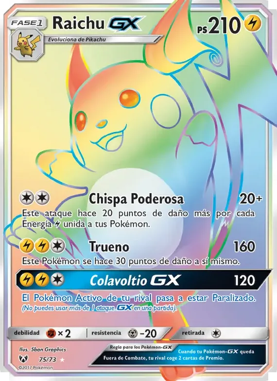 Raichu GX 75 – Leyendas Luminosas