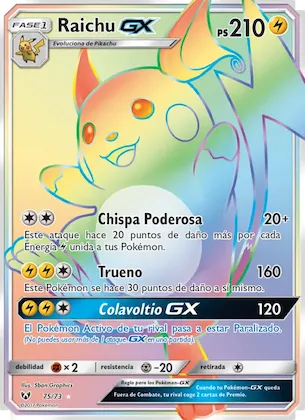 Raichu GX 75 – Leyendas Luminosas