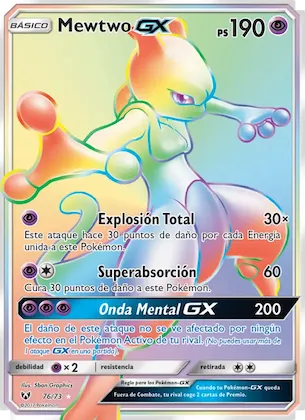 Mewtwo GX 76 – Leyendas Luminosas