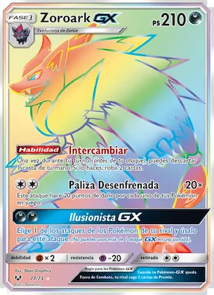Zoroark GX 77 – Leyendas Luminosas