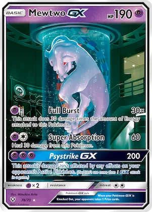 Mewtwo-GX #78 – Shining Legends