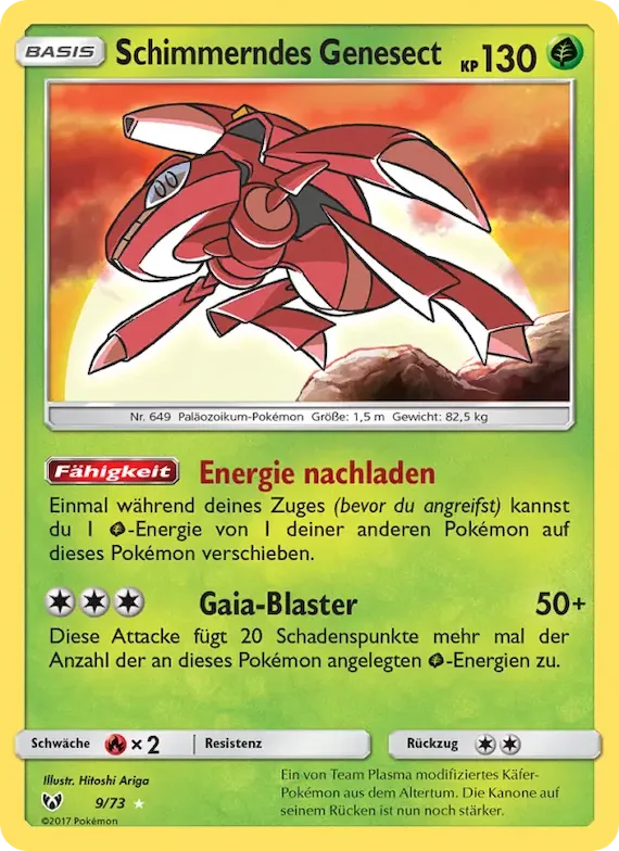 Schimmerndes Genesect 9 – Schimmernde Legenden
