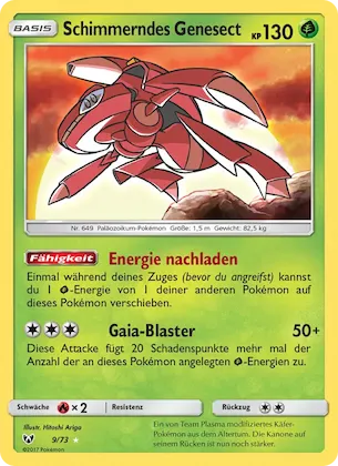 Schimmerndes Genesect Nr. 9 – Shining Legends