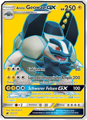 Alola-Geowaz GX Nr. 102 – Crimson Invasion