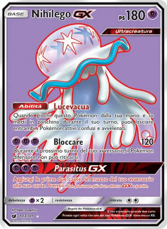 Nihilego GX 103 – Invasione Scarlatta