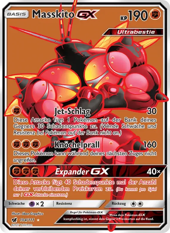 Masskito GX 104 – Aufziehen der Sturmröte