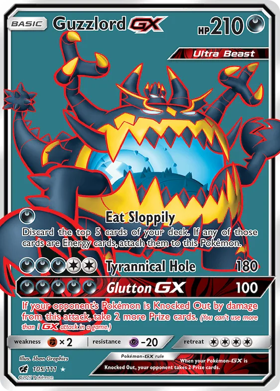 Guzzlord-GX #105 – Crimson Invasion