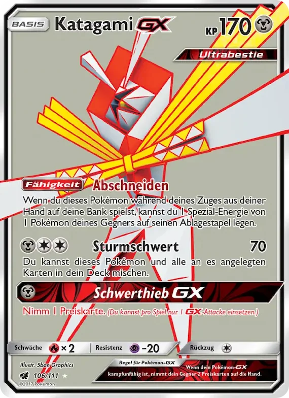Katagami GX 106 – Aufziehen der Sturmröte