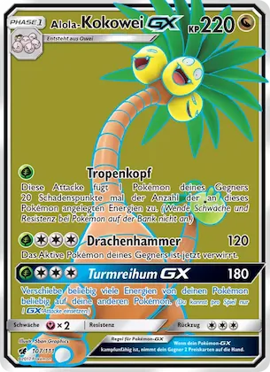 Alola-Kokowei GX Nr. 107 – Crimson Invasion
