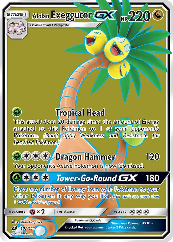 Alolan Exeggutor-GX #107 – Crimson Invasion