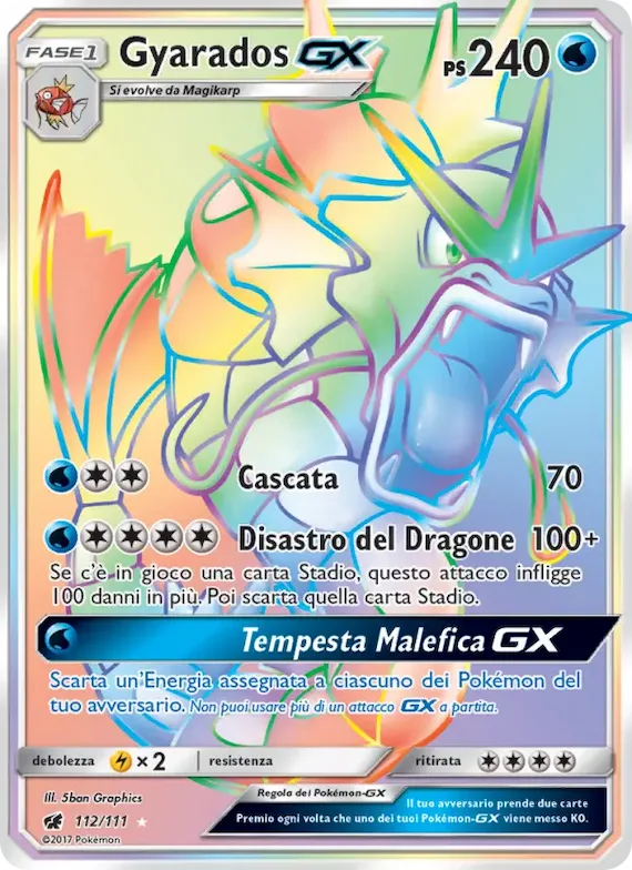 Gyarados GX 112 – Invasione Scarlatta