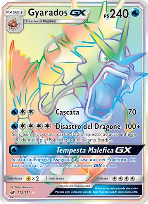 Gyarados GX 112 – Invasione Scarlatta