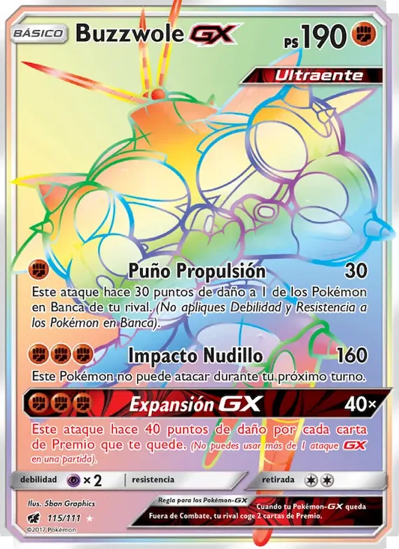 Buzzwole GX 115 – Invasión Carmesí