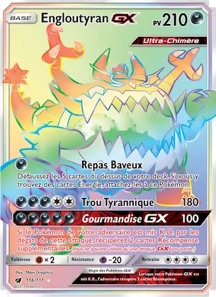 Engloutyran GX n° 116 – Invasion Carmin