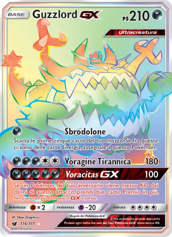 Guzzlord GX 116 – Invasione Scarlatta