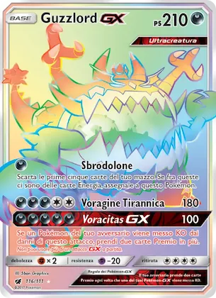 Guzzlord GX 116 – Invasione Scarlatta