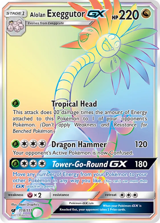 Alolan Exeggutor-GX #118 – Crimson Invasion