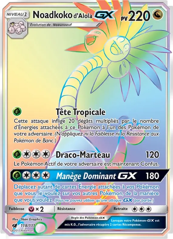 Noadkoko d’Alola GX 118 – Invasion Carmin