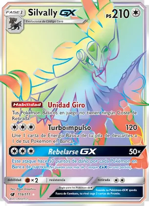 Silvally GX 119 – Invasión Carmesí