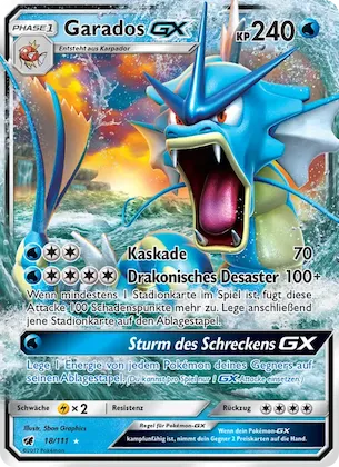 Garados GX 18 – Aufziehen der Sturmröte