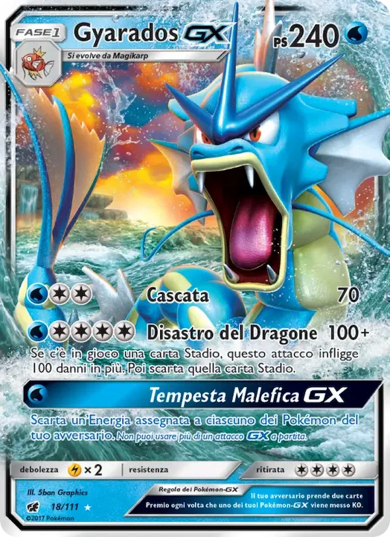 Gyarados GX 18 – Invasione Scarlatta