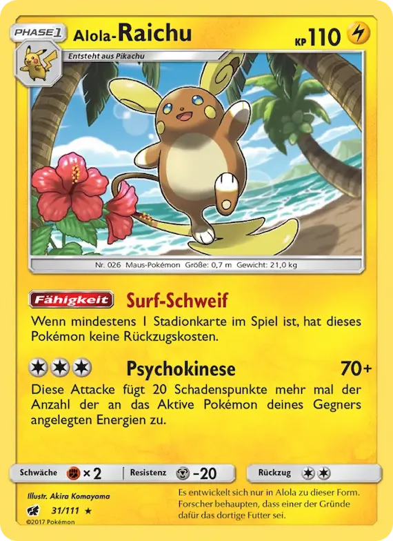 Alola-Raichu 31 – Aufziehen der Sturmröte