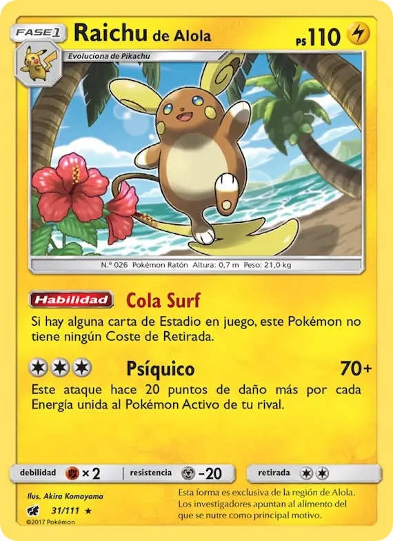 Raichu de Alola 31 – Invasión Carmesí