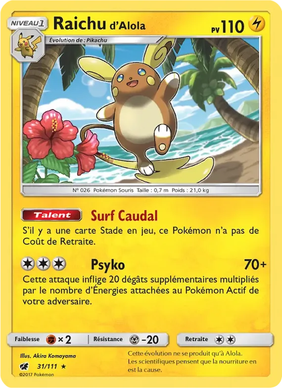 Raichu d’Alola 31 – Invasion Carmin