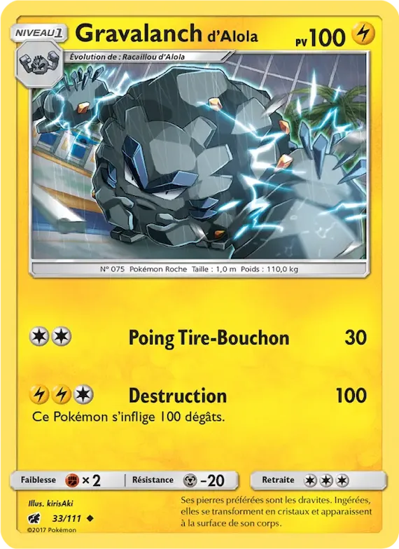Gravalanch d’Alola 33 – Invasion Carmin
