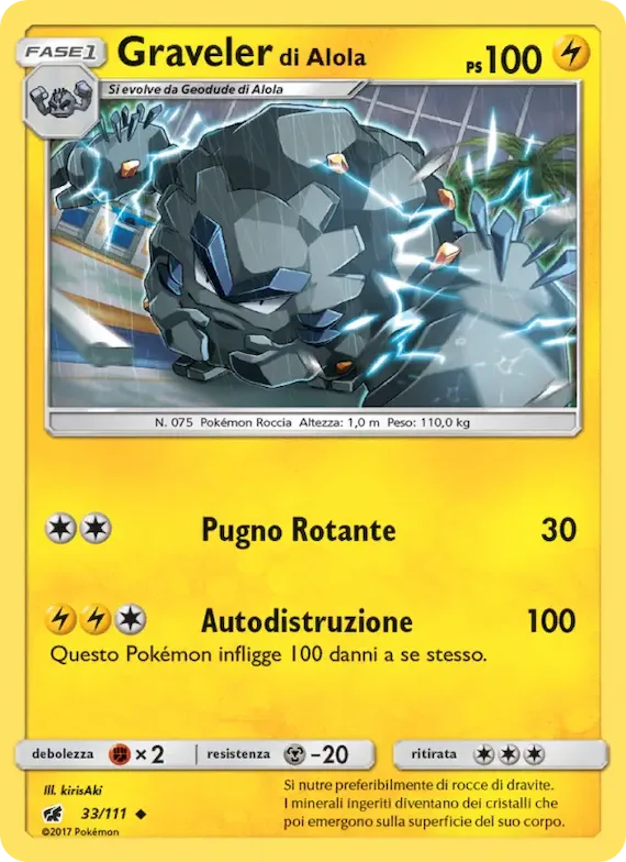 Graveler di Alola 33 – Invasione Scarlatta