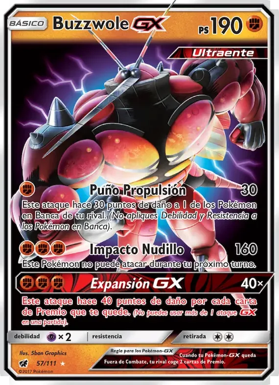 Buzzwole GX 57 – Invasión Carmesí