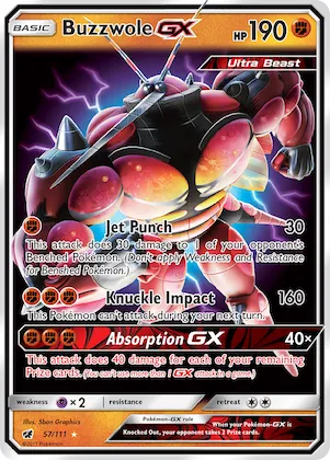 Buzzwole-GX #57 – Crimson Invasion