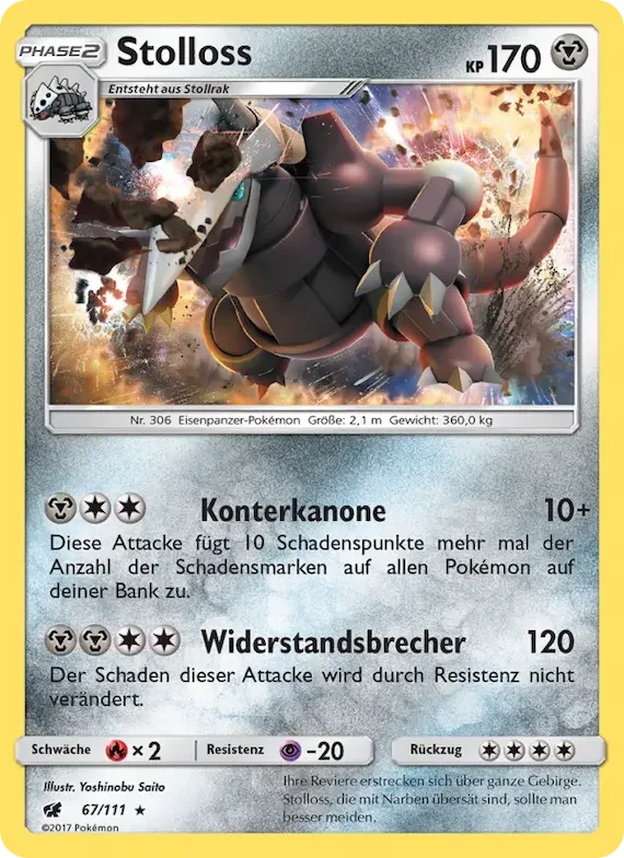 Stolloss 67 – Aufziehen der Sturmröte