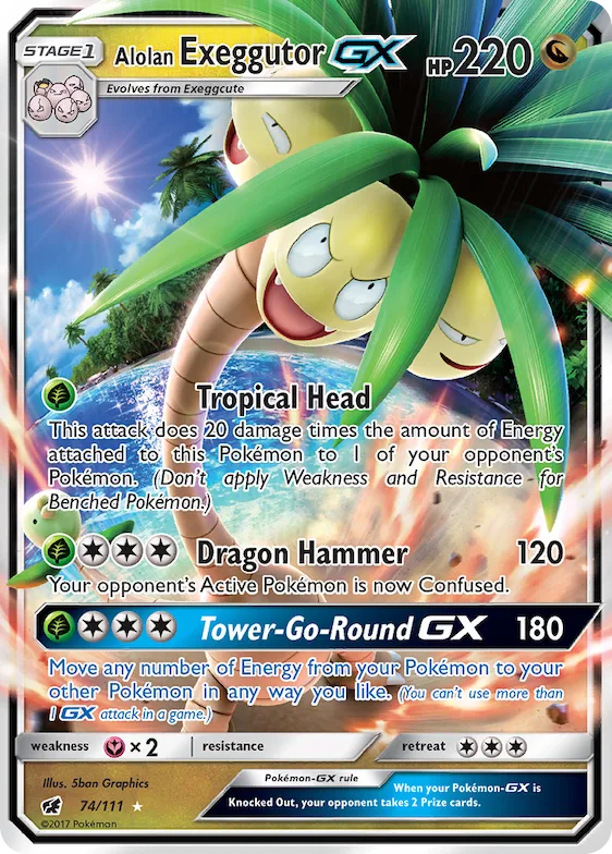 Alolan Exeggutor-GX #74 – Crimson Invasion