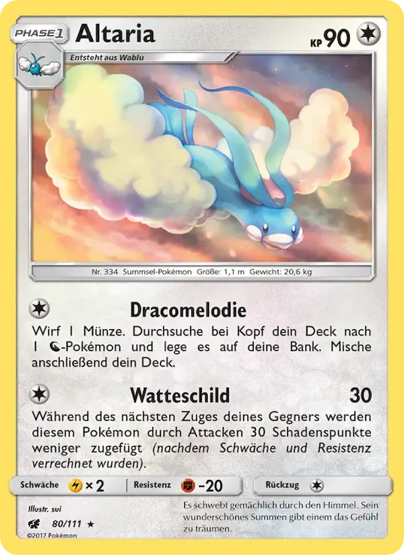 Altaria 80 – Aufziehen der Sturmröte